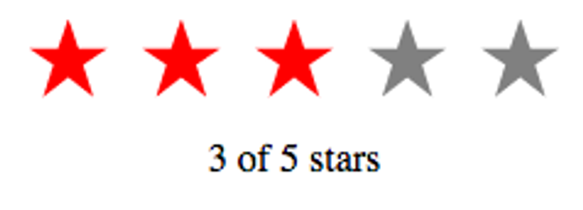 star rating